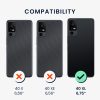 Θήκη Kwmobile για TCL 40 XL, Μωβ, Σιλικόνη, 61718.222