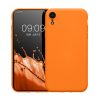 Θήκη Kwmobile για Apple iPhone XR, Πορτοκαλί, Σιλικόνη, 49983.15