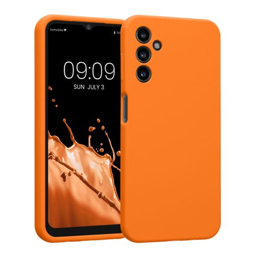 Θήκη Kwmobile για Samsung Galaxy A14 5G, Πορτοκαλί, Σιλικόνη, 60808.15