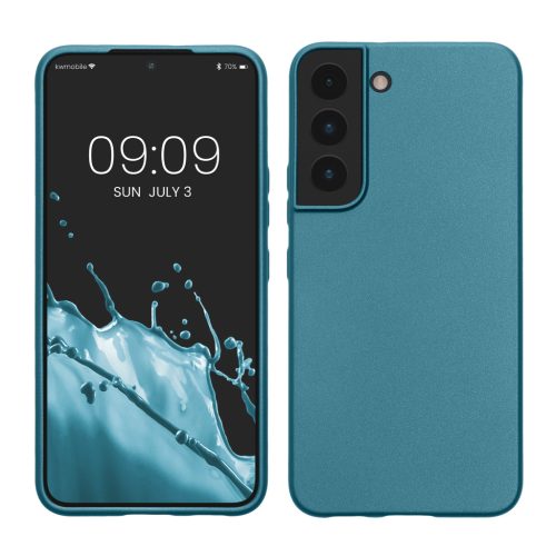 Θήκη Kwmobile για Samsung Galaxy S22, Μπλε, Σιλικόνη, 56757.251