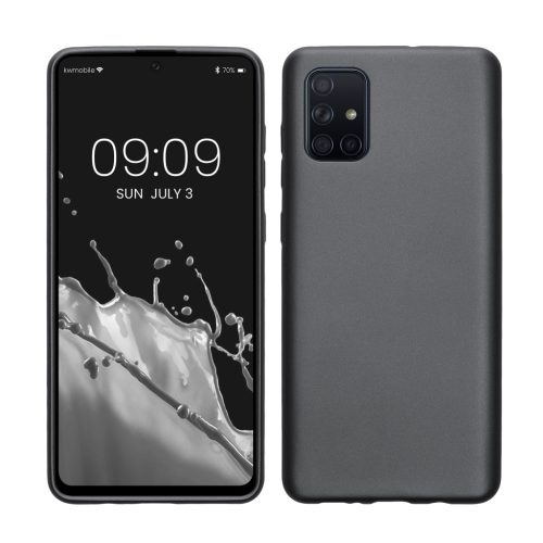 Θήκη Kwmobile για Samsung Galaxy A71, Γκρι, Σιλικόνη, 51213.232