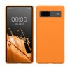 Θήκη Kwmobile για Google Pixel 7a, Πορτοκαλί, Σιλικόνη, 61614.15