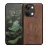Θήκη Kwmobile για OnePlus Nord 3 5G, Καφέ, Ξύλο/Σιλικόνη, 61770.18