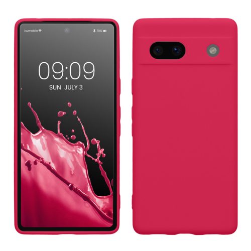 Θήκη Kwmobile για Google Pixel 7a, ροζ, σιλικόνη, 61598.77
