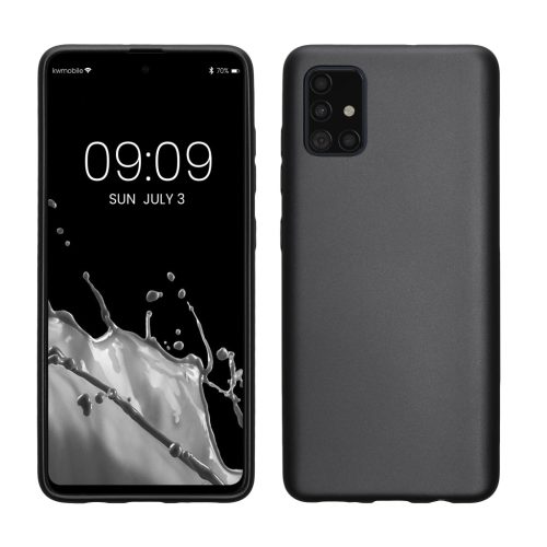 Θήκη Kwmobile για Samsung Galaxy A51, Γκρι, Σιλικόνη, 51201.232