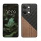 Θήκη Kwmobile για OnePlus Nord 3 5G, Καφέ/Μαύρο, Ξύλο/Σιλικόνη, 61769.01