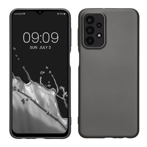 Θήκη Kwmobile για Samsung Galaxy A23/Galaxy A23 5G, Γκρι, Σιλικόνη, 57955.232