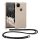 Θήκη Kwmobile με κορδόνι για Google Pixel 4a, Κρεμ, Σιλικόνη, 53842.16