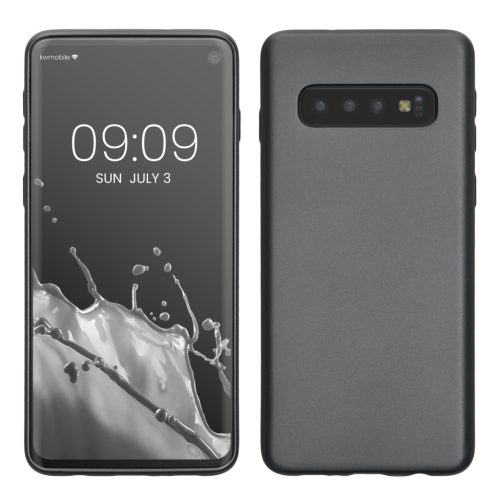 Θήκη Kwmobile για Samsung Galaxy S10, Γκρι, Σιλικόνη, 47452.232