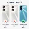 Θήκη Kwmobile για Honor 90 Lite, Σκούρο Μωβ, Σιλικόνη, 61745.115
