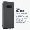 Θήκη Kwmobile για Samsung Galaxy S10e, Γκρι, Σιλικόνη, 47575.232