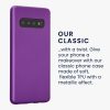 Θήκη Kwmobile για Samsung Galaxy S10, Μωβ, Σιλικόνη, 47452.24