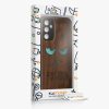 Θήκη Kwmobile για Samsung Galaxy A14 5G, Καφέ, Ξύλο/Σιλικόνη, 60817.08