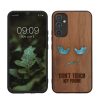 Θήκη Kwmobile για Samsung Galaxy A34 5G, Καφέ, Ξύλο/Σιλικόνη, 60813.08