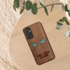 Θήκη Kwmobile για Samsung Galaxy A34 5G, Καφέ, Ξύλο/Σιλικόνη, 60813.08