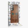 Θήκη Kwmobile για Samsung Galaxy A34 5G, Καφέ, Ξύλο/Σιλικόνη, 60813.08