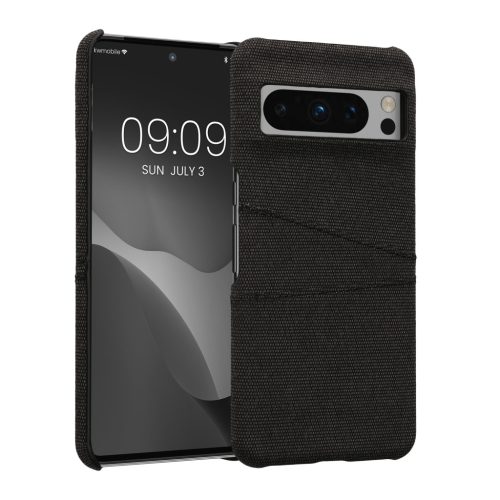 Θήκη Kwmobile για Google Pixel 8 Pro, Σκούρο γκρι, Ύφασμα/Πλαστικό, 61884.19