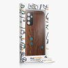 Θήκη Kwmobile για Samsung Galaxy A14 5G, Καφέ, Ξύλο/Σιλικόνη, 60817.09