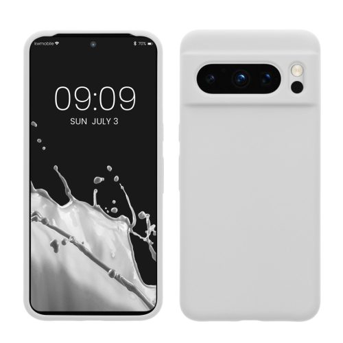 Θήκη Kwmobile για Google Pixel 8 Pro, Λευκή, Σιλικόνη, 61854.02