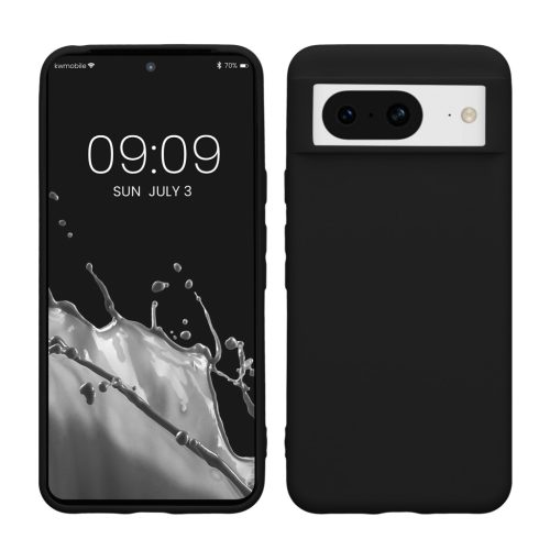 Θήκη Kwmobile για Google Pixel 8, Μαύρη, Σιλικόνη, 61855.47