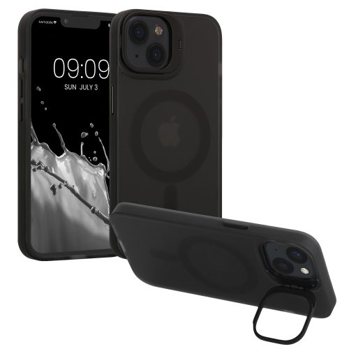 Θήκη Kwmobile για Apple iPhone 13, Μαύρο/Διαφανές, Σιλικόνη, 61939.01