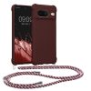 Θήκη Kwmobile με κορδόνι για Google Pixel 8, Μωβ, Σιλικόνη, 61867.187