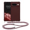 Θήκη Kwmobile με κορδόνι για Google Pixel 8, Μωβ, Σιλικόνη, 61867.187