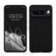 Θήκη Kwmobile για Google Pixel 8 Pro, μαύρη, σιλικόνη, 61854.01