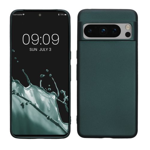Θήκη Kwmobile για Google Pixel 8 Pro, Πράσινη, Σιλικόνη, 61858.14