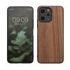 Θήκη Kwmobile για Xiaomi Redmi 12, Καφέ, Ξύλο/Σιλικόνη, 61881.18