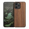 Θήκη Kwmobile για Xiaomi Redmi 12, Καφέ, Ξύλο/Σιλικόνη, 61881.18