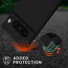 Θήκη Kwmobile με κορδόνι για Google Pixel 8 Pro, μαύρη, σιλικόνη, 61868.01