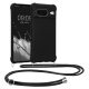 Θήκη Kwmobile με κορδόνι για Google Pixel 8, μαύρη, σιλικόνη, 61867.01