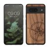 Θήκη Kwmobile για Google Pixel 8, Καφέ, Ξύλο/Σιλικόνη, 61875.02