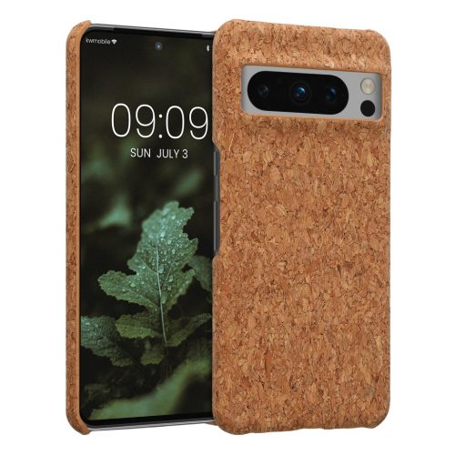 Θήκη Kwmobile για Google Pixel 8 Pro, ανοιχτό καφέ, φελλός, 61878.24