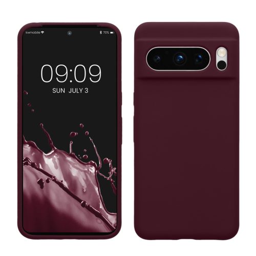 Θήκη Kwmobile για Google Pixel 8 Pro, Μωβ, Σιλικόνη, 61854.187