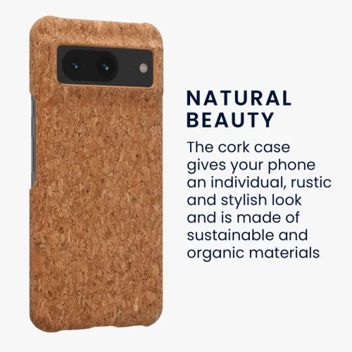 Θήκη Kwmobile για Google Pixel 8, Ανοιχτό καφέ, Φελλός, 61877.24