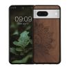 Θήκη Kwmobile για Google Pixel 8, Καφέ, Ξύλο/Σιλικόνη, 61875.01