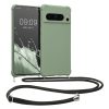 Θήκη Kwmobile με κορδόνι για Google Pixel 8 Pro, ανοιχτό πράσινο, σιλικόνη, 61868.172