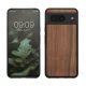 Θήκη Kwmobile για Google Pixel 8, Καφέ, Ξύλο/Σιλικόνη, 61871.18