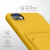 Θήκη Kwmobile για Apple iPhone SE (2022)/iPhone SE (2020)/iPhone 8, Κίτρινη, Σιλικόνη, 55117.165