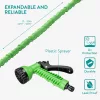 Furtun de gradina extensibil Navaris 15-30m, cu pistol stropire 7 functii, 61948.04