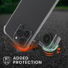 Θήκη Kwmobile με κορδόνι για Apple iPhone 15 Pro, Διαφανής/Μαύρη, Σιλικόνη, 62035.01