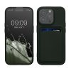 Θήκη Kwmobile για Apple iPhone 15 Pro, Σκούρο πράσινο, Σιλικόνη, 62019.8