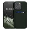 Θήκη Kwmobile για Apple iPhone 15 Pro, Σκούρο πράσινο, Σιλικόνη, 62019.8