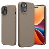 Θήκη Kwmobile για Apple iPhone 15, Μπεζ, Σιλικόνη, 61953.43