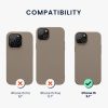 Θήκη Kwmobile για Apple iPhone 15, Μπεζ, Σιλικόνη, 61953.43