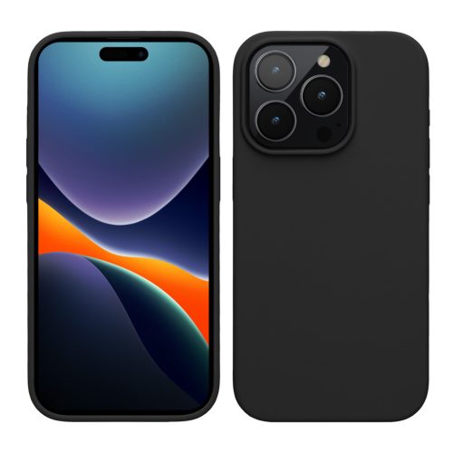 Θήκη Kwmobile για Apple iPhone 15 Pro Max, Μαύρη, Σιλικόνη, 61956.01