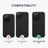 Θήκη Kwmobile για Apple iPhone 15 Pro Max, Μαύρη, Σιλικόνη, 61956.01