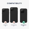 Θήκη Kwmobile για Apple iPhone 15 Pro, Μαύρη, Σιλικόνη, 61959.47